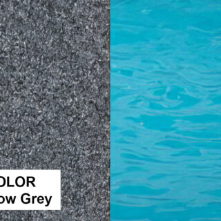 Pool4You Premium fiberglass pool with 3D color Shadow Grey