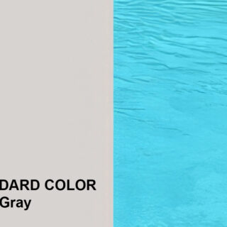 Pool4You Premium fiberglass pool with 3D color gray